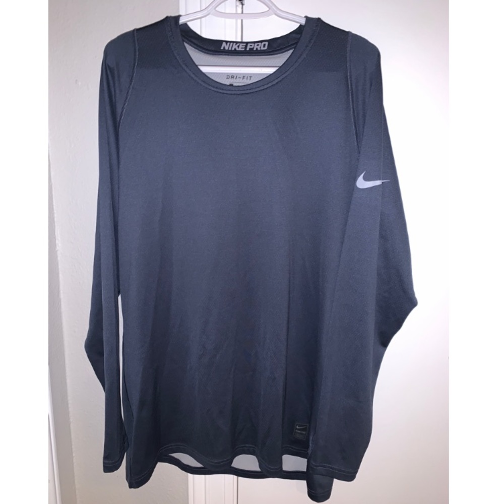 Nike - Dri-Fit Long Sleeve Grey Top